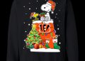 Find Cincinnati Bengals Snoopy Woodstock Christmas Shirt Sweatshirt dengzone 1